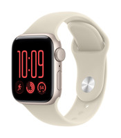 Apple Watch SE 3 GPS 40mm Yıldız Işığı Alüminyum Kasa ve Kum Beji Spor Kordon - S/M