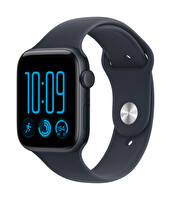 Apple Watch SE 3 GPS + Cellular 44mm Gece Yarısı Alüminyum Kasa ve Lacivert Spor Kordon - M/L