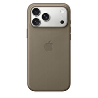 Apple MKDQ4ZM/A iPhone 18 Pro Max için MagSafe özellikli Tech Dokuma Kılıf Vizon Grisi