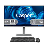 Casper Nirvana A87.1362-BE00A-V-G-K Intel Core i7-13620H 16GB RAM 500GB SSD 27" QHD Windows 11 Home All-in-One PC