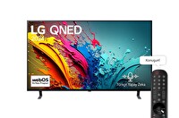 LG 86QNED85T 86'' 218 Ekran 4K Smart AI Sihirli Kumanda HDR10 webOS24 QNED TV