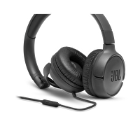JBL T500 Kulak Üstü Mikrofonlu Kulaklık Siyah