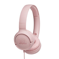 JBL T500 Kulak Üstü Mikrofonlu Kulaklık Pembe