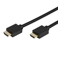 Vivanco 42118 HDMI 3M  4K 3D Destekli Altın Uçlu Siyah Kablo