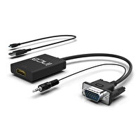 Inca Ivth-02 Vga To HDMI Çevirici + Usb Güç Adaptörü + Ses Kablosu HDMI Dişi Vga Erkek