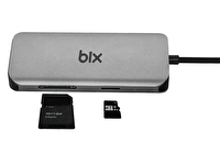 Daytona BIX BX10HB Type C To 3 USB 3.0 Gigabit Ethernet Ultra HD 4K HDMI PD Şarj 2 SD Card Çevirici