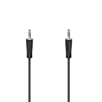 Hama HM.205116 1S 5M 3.5MM 3.5MM Stereo Siyah Kablo