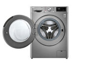 LG F4r5vgw2t 9/5 KG 1400 Devir Buharlı Yıkama Kurutmalı Çamaşır Makinesi Metalik