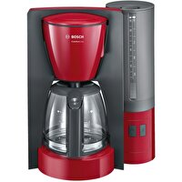 Bosch TKA6A044 Cam Sürahi Damla Emniyetli Filtre Kahve Makinesi Kırmızı