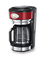 Russell Hobbs 21700-56 Retro Cam Karaflı Filtre Kahve Makinesi - Kırmızı