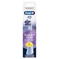 Oral-B iO Radiant White Beyaz Diş Fırçası Yedek Başlığı 4 Adet