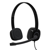 Logitech H151 Mikrofonlu Siyah Kulak Üstü Kulaklık