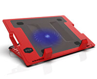 Inca INC-341FXKErgonomik Usb Sessiz Notebook Stand + Soğutucu Kırmızı