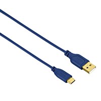 Hama HM135785 USB-C USB-A Kablo Flexi 0.75MMavi