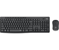 Logitech MK295 Kablosuz  Q Klavye ve Mouse Seti Siyah