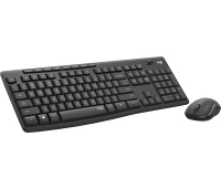 Logitech MK295 Kablosuz  Q Klavye ve Mouse Seti Siyah