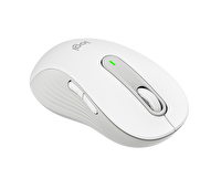 Logitech M650 L Signature Sol El için Kablosuz Tam Boyutlu Beyaz Mouse