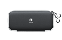 Nintendo Switch Taşıma Kılıfı Ve Ekran Koruyucu Siyah Beyaz