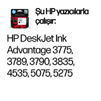HP 652 F6V25Ae Mürekkep Kartuş Siyah