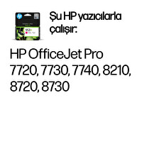 HP 953XL Magenta Yüksek Kapasiteli Mürekkep Kartuşu (F6U17AE)