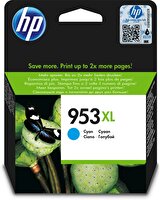HP 953Xl Cyan Yüksek Kapasiteli Mürekkep Kartuşu (F6U16Ae)