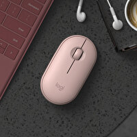 Logitech Pebble M350 Kablosuz Bluetooth Mouse Rose