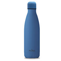 Puro Stainless Steel Icon Bottle Soft Touch GÖK MaviSİ 500ML