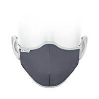 MediFash Aura-Gri TSE Belgeli Bakteri Filtreli 3 Katlı Telli Maske Takma Aparatlı Gri Yıkanabilir Maske