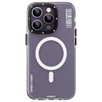Youngkit Jscx002 Jane Sand  iPhone 14 Pro Max Sert Silikon Kılıf Mor