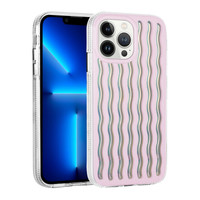 Zore İsmira iPhone 14 Pro Sert Silikon Kılıf - Pembe
