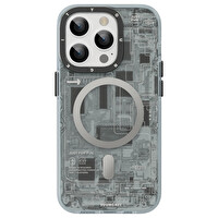 Youngkit Cx020 iPhone 14 Pro Siyah Sert Silikon Kılıf 
