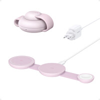 Anker Maggo 3In1 Kablosuz Katlanir Şarj Ci̇hazi Pembe