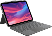 Logitech Combo Touch Dokunmatik Panelli 10.9" 10th Gen Gri Türkçe Layout Klavyeli iPad Kılıf