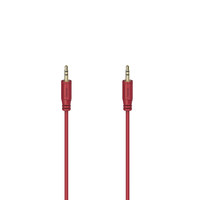 Hama 3.5mm Flex-Slm Altın Uç 0.75m Kırmızı Kablo