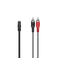 Hama 3.5mm Soket 2rca Fiş Stereo 0.1m 