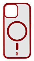 Cellularline iPhone 15 Pop Magsafe Kırmızı Kılıf 