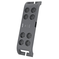 Philips Spn3180A/62 900J 2 Metre Siyah 8'li Akım Korumalı Priz 