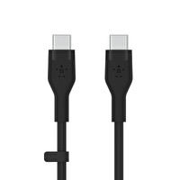 Belkin USB-C to USB-C 1M Siyah Silikon Kablo  