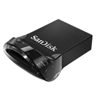 SanDisk Ultra Fit USB 3.1 256GB Small Form Factor Plug & Stay Hi-Speed USB Drive