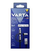 Varta Cable 3in1 Usb A Lightening /Micro/Typec
