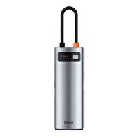 Baseus Starjoy 7 in 1 Multifonksiyonel Hub Uzay Gri Adaptör 