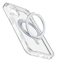 Cellularline iPhone 16 Spin Stand ve Yüzük Özellikli  Magsafe Şeffaf Kılıf SPINMAGIPH16T