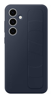 Samsung Galaxy S24FE Kordonlu ve Standlı Lacivert Silikon Kılıf 