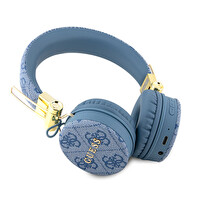 Guess - Bt Headphone Sound 4g Pu Leather Wıth Metal Logo - Blue GUBH704GEMB