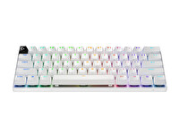 Logitech 920-011930 G Pro X 60 Ing Tactile Beyaz Lightspeed Kablosuz Gaming Klavye 