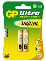 Gp Ultra AAA İnce Alkalin 2 li Kalem Pil
