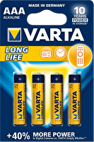 Varta Longlife Extra 4103 AAA Promo 4+2 Alkalin Pil