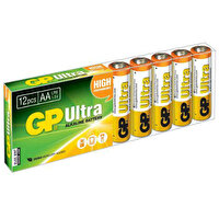 Gp LR6 Ultra Alkalin AA 12 li Kalem Pil