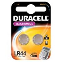 Duracell Düğme Pil LR44 2 li 1.5 Volt