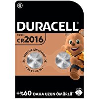 Duracell 2016 2 Li 3Volt Düğme Pil